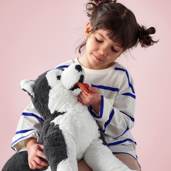 IKEA LIVLIG HUSKY hundeplys 70cm