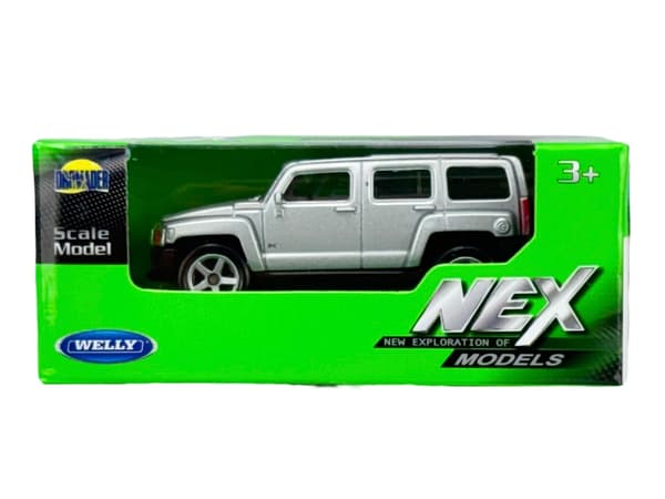 Welly Hummer H3 Silver 1:60 52284