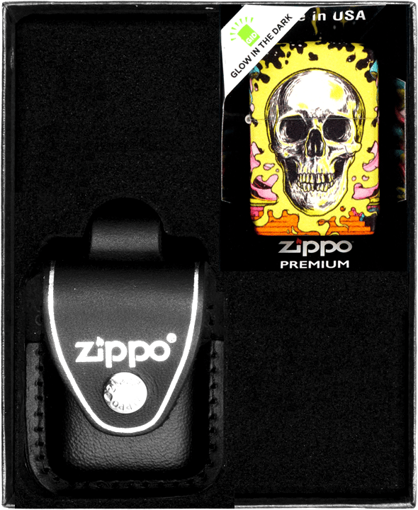 Zippo Sæt Kraniedesign Lighter 3 Gave nr. 3