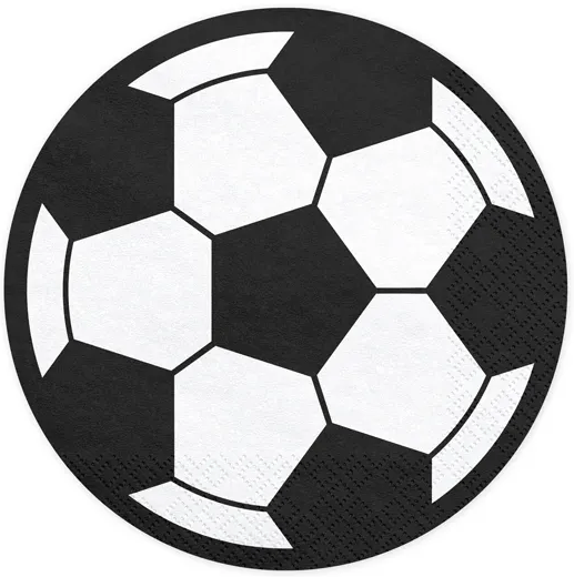 Fotboll födelsedagsservetter 20 st.
