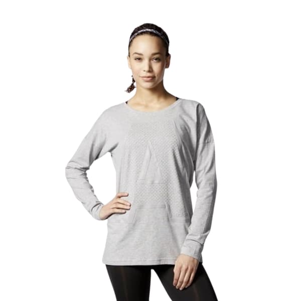 Dame ADIDAS A-LETTER LS XS bluse