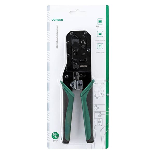 UGREEN NW136 Ethernet-stikkrympetang (sort/grøn)