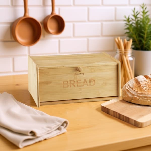 KLAUSBERG KB-7933 BAMBU LEIPÄLAATIKKO