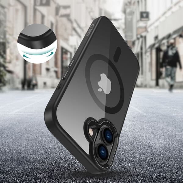 TECH-PROTECT MAGMAT MAGSAFE IPHONE 16 SVART/KLART