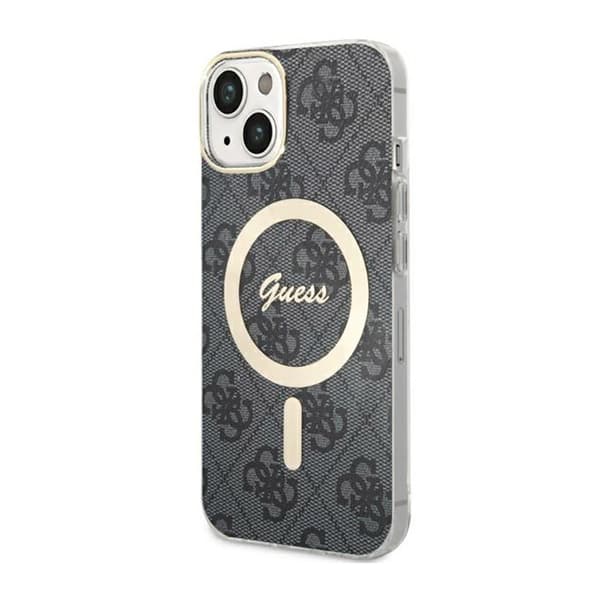 Guess 4G MagSafe - iPhone 14 -kotelo (musta)