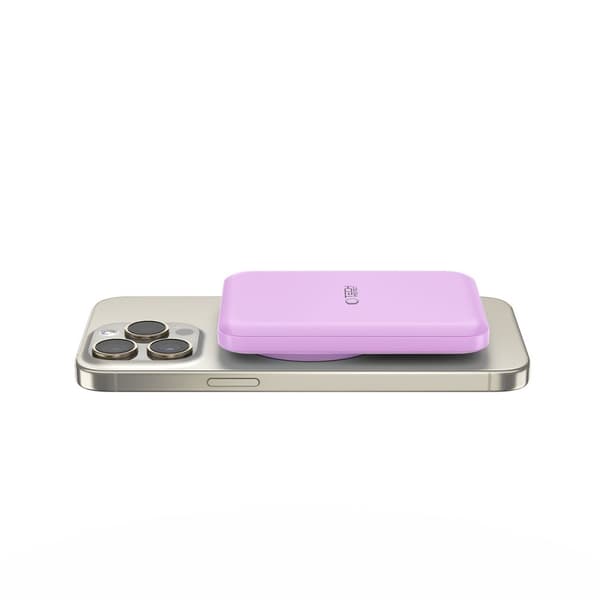 TECH-PRECT PB10 LIFEMAG MAGSAFE -VARAPANKKI 5000 mAh LILAN VÄRI