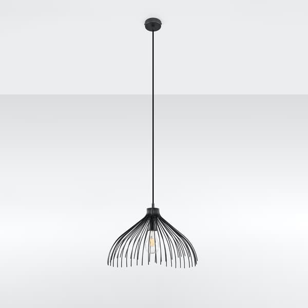 RIIPPUVALAISIN UMB 1 E27 MUSTA SOLLUX SL.0665