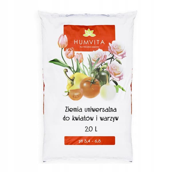 Universaljord för blommor, grönsaker, prydnadsväxter, örter, frukter 20L