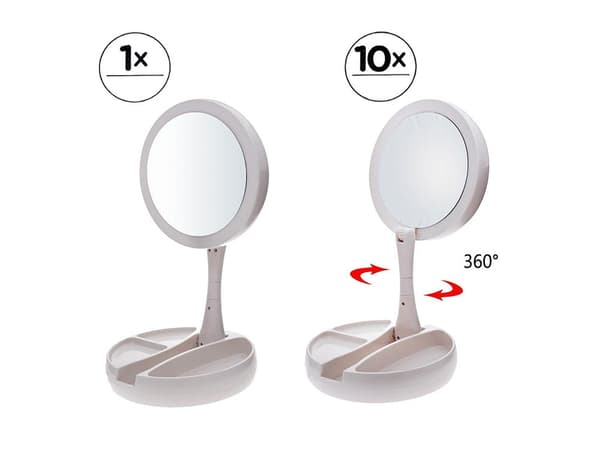 Vikbar LED-spegel (48) GAB_A