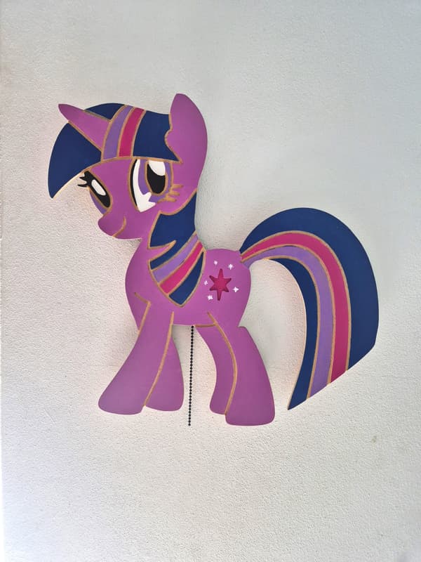 Twilight Sparkle Pony Natlampe