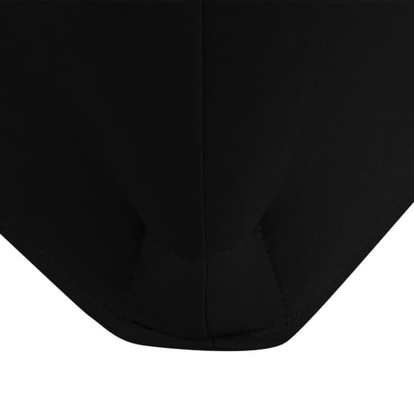 vidaXL strækbart borddug, 2 stk., 183x76x74 cm, sort