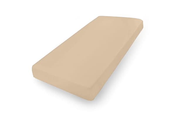 Jersey-stræklagen 70x140x10 PREMIUM Beige