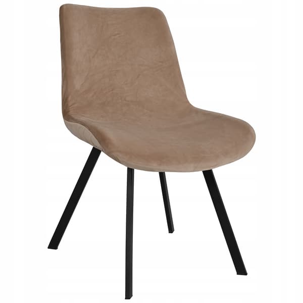 Fløjl elastisk betræk til stor skandinavisk stol beige