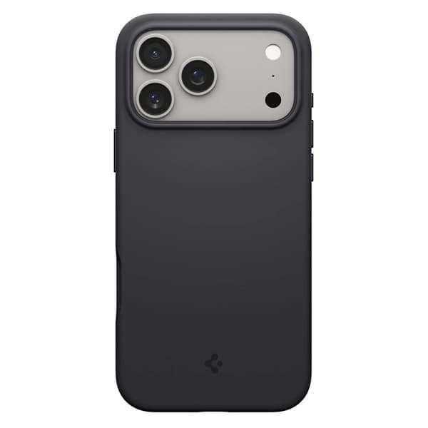 Spigen Silikone Fit MagSafe-etui til iPhone 17 Pro - Sort