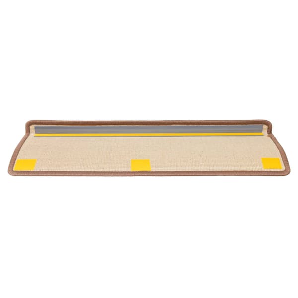 vidaXL trappemåtter 30 stk. 65x21x4 cm brune