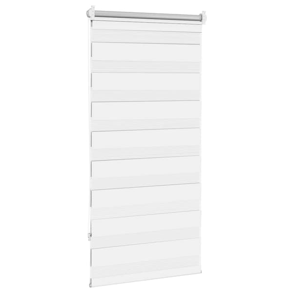 Randig rullgardin (80 x 150 cm) vit