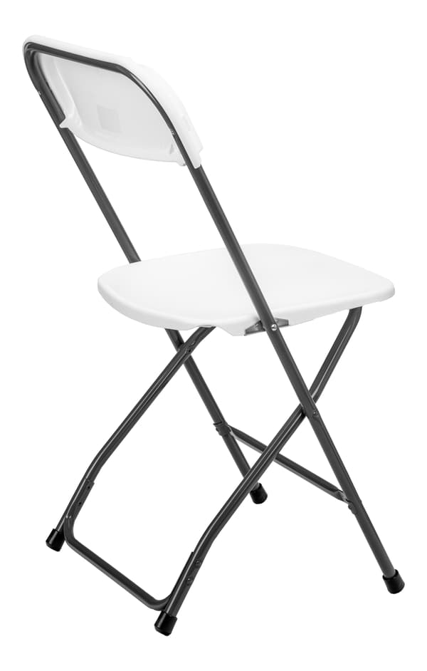 SIMPLO BLACK hopfällbar cateringstol, vit