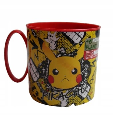 PIKACHU POKEMON Mikrovågssäker barnmugg