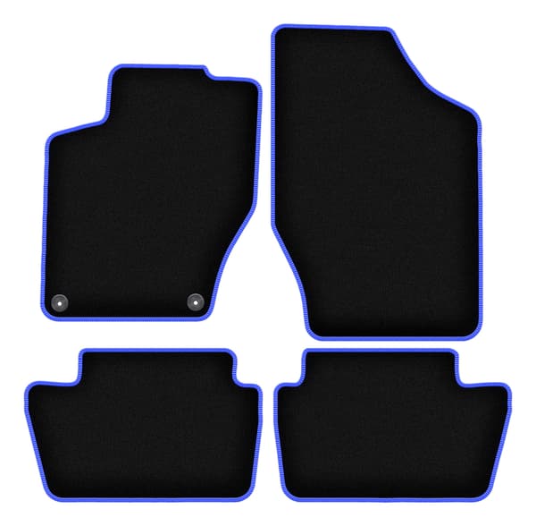 Bilmåtter CARLUX-BLUE til Citroen C4 II hatchback, stationcar (2010-2018)