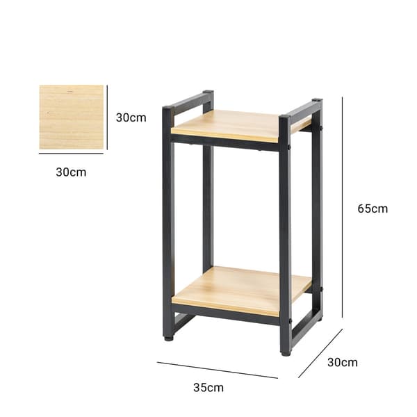 Vertico metal stående blomsterstativ 65 cm - sort blomsterstativ
