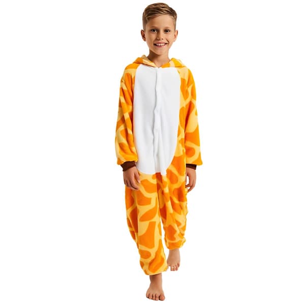 Kigurumi-pyjamas med giraff, barn 95-105 cm
