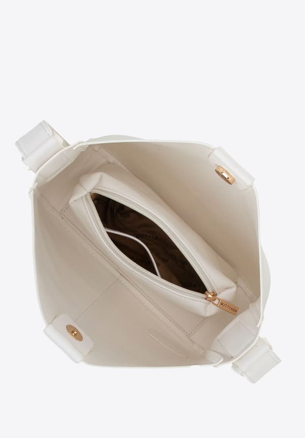 Wittchen damväska, imitationsläder, beige, beige, ekoläder