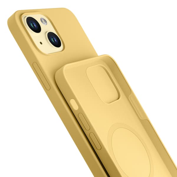Apple iPhone 15 - 3mk Hardy Silikon MagCase Gul