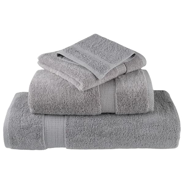 vidaXL Premium-pyyhkeet SOLUND, 10 kpl, Harmaa, 100x200 cm