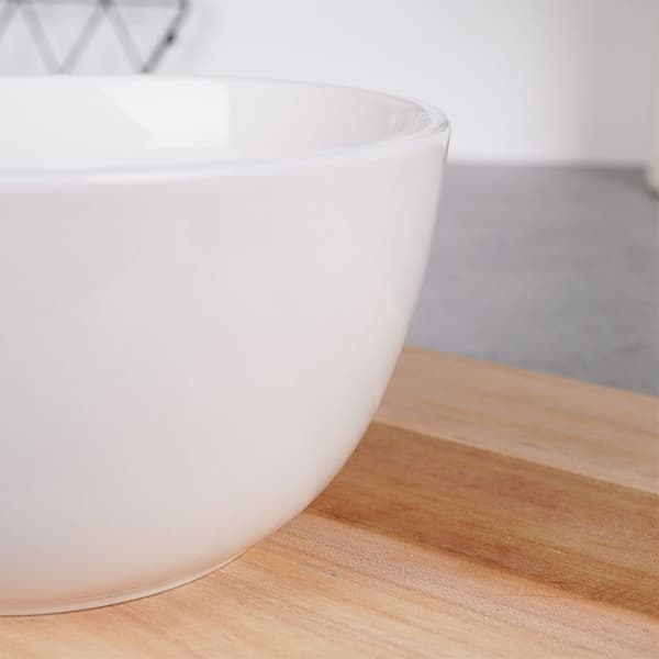 Vit porslinsskål 16 cm, 950 ml