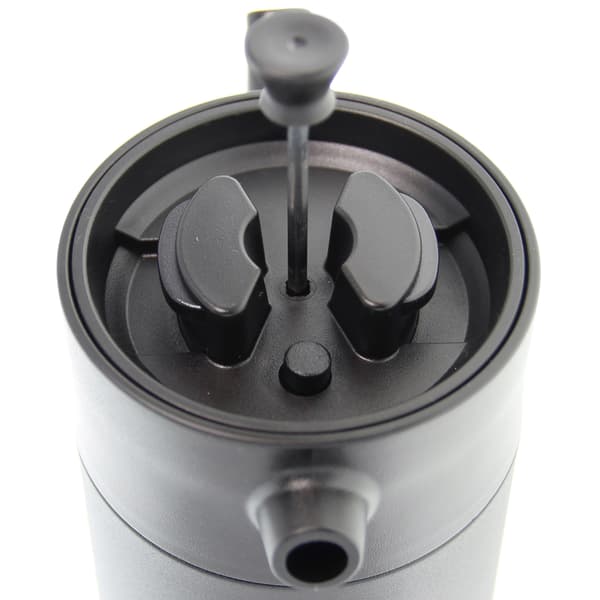 Termokande med stempelinfuser til kaffe og te 1 l sort