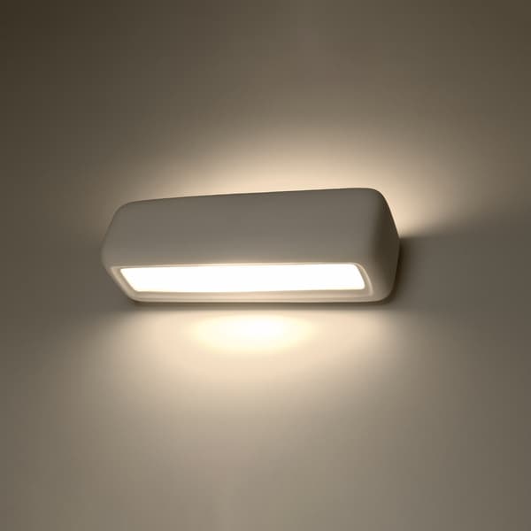 SUBANI 1 VÄGGLAMPA E27 VIT SOLLUX SL.0840