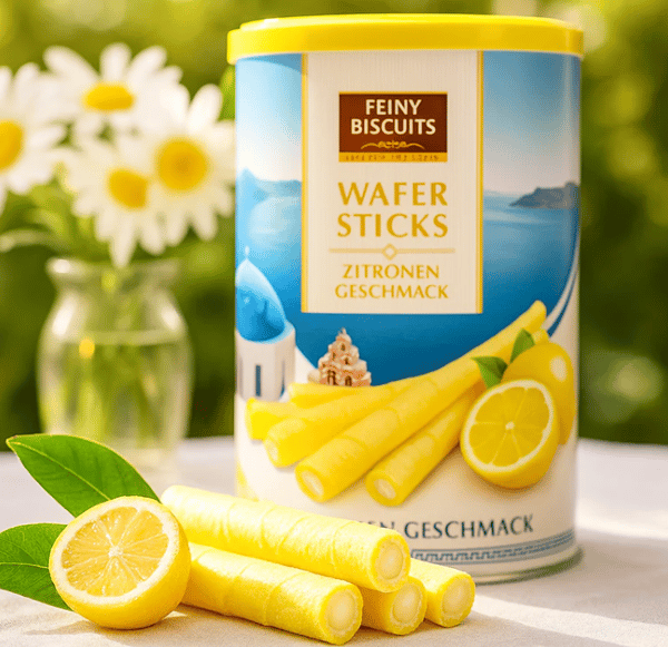 Feine Biscuits sitruunaiset vohvelirullat 400 g