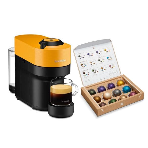 De'Longhi Nespresso Vertuo Pop kapsulekaffemaskine gul