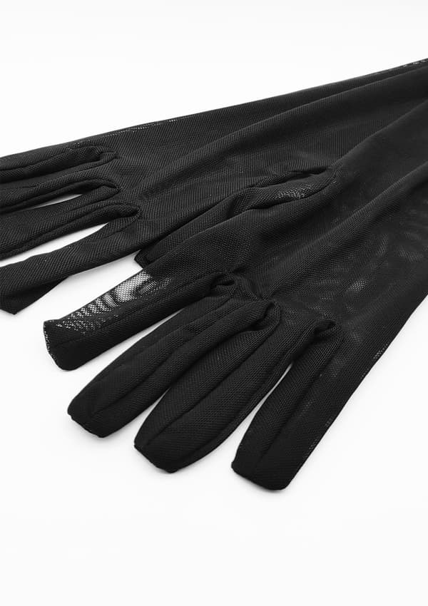 Tyllhandskar för sensuell styling - Mesh ONE SIZE BLACK