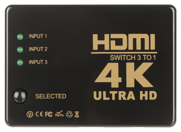 VIDEOSWITCH HDMI-SW-3/1-IR-4K