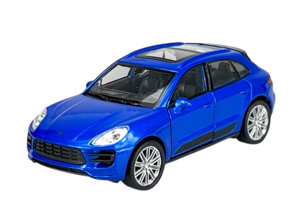 WELLY PORSCHE MACAN TURBO BLÅ 1:34 43673