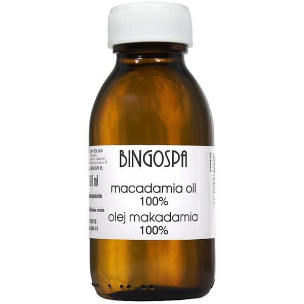 SKAT TIL ANSIGT OG KROP Macadamiaolie 100% BINGOSPA 100ml