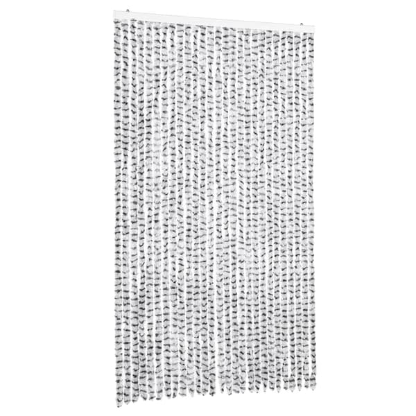 vidaXL Flugnät ljusgrå/mörkgrå 118x220 cm