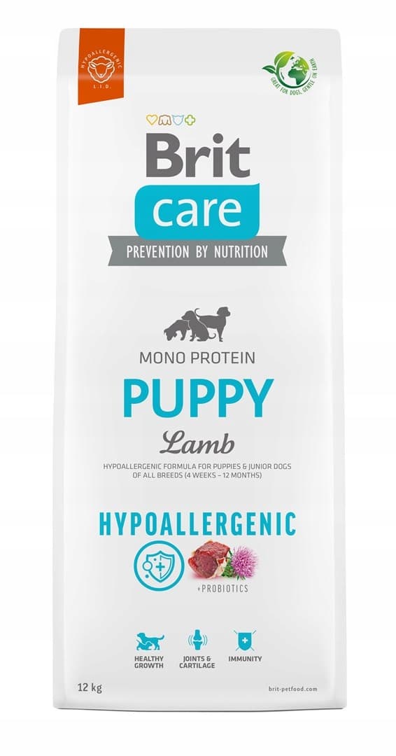 Brit Care Hypoallergenic tørfoder til hvalpe 12 kg