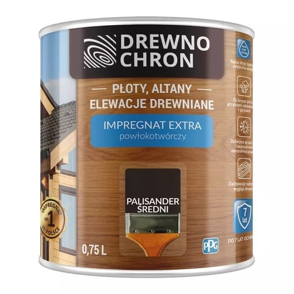 DREWNOCHRON IMPREGNERINGSBELÆGNING PALISANDRÆ MEDIUM 9L - 5IMDR.PAŚ9.0