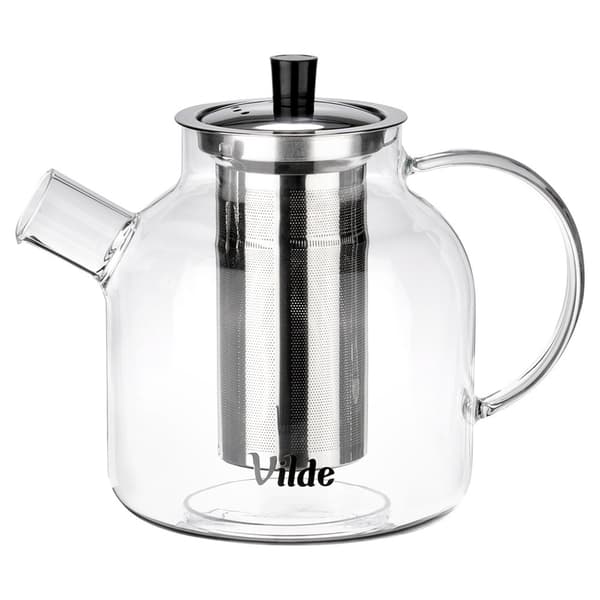 Glasteekande med infuser, varmebestandig, 1,2 l