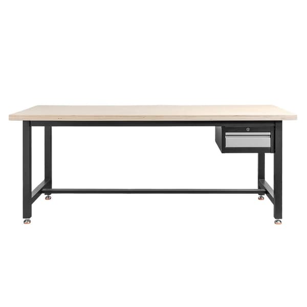 Mega-M værktøjsskab til arbejdsborde 1 skuffe 37x48,6x19 cm system 01 graffiti og grå front