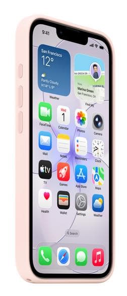 APPLE Silikone Etui med MagSafe til iPhone 17e Lyserød