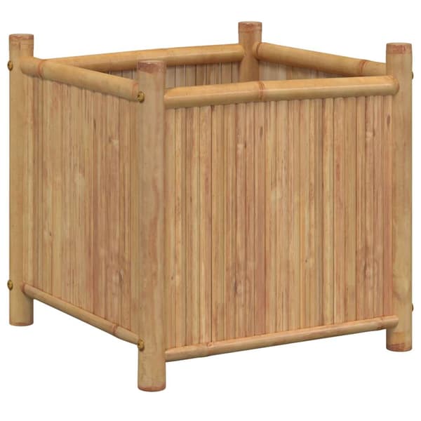 vidaXL Blomkruka, 50x50x50 cm, Bambu