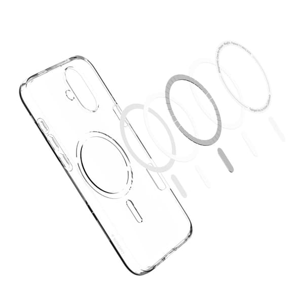 Spigen Liquid Crystal MagSafe - Etui til iPhone 16 (Klar)