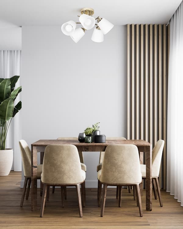 Activejet AJE-EMILY pendellampe med 5 lyskilder, guld, E27, 5x40W