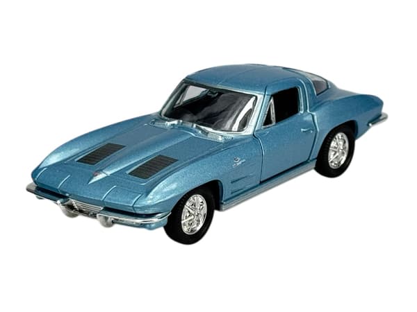 WELLY OLD TIMER 1963 CHEVROLET CORVETTE C2 BLÅ 1:34 43733