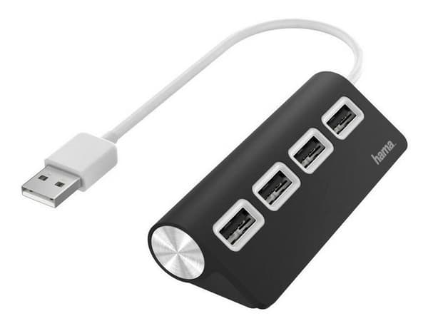 HAMA-keskitin 4x USB 2.0 480Mbps 200119
