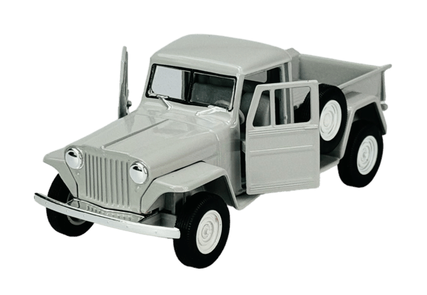 WELLY OLD TIMER 1947 JEEP WILLYS PICKUP GRÅ 1:34 43822