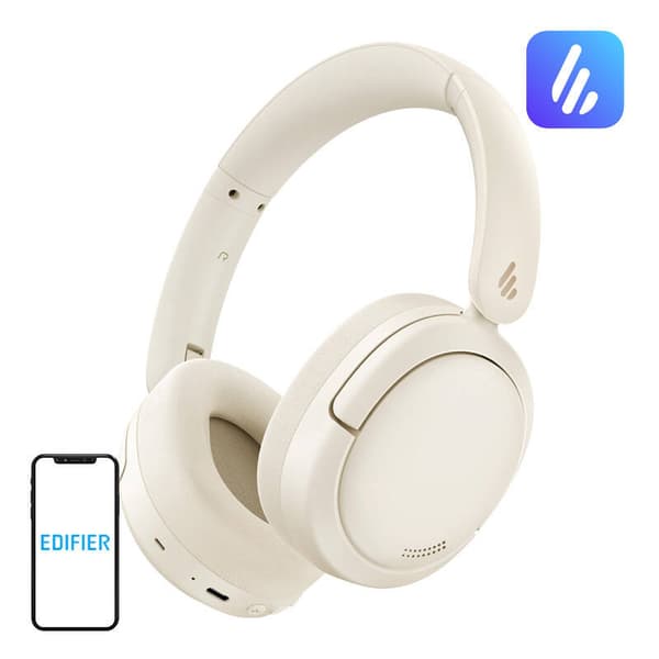 Edifier W800BT Pro trådløse hovedtelefoner, ANC (beige)